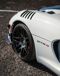 Forgestar F14 Street 19X11 DC 6X114.3 ET43 BS7.7 Gloss Black 71.5 Wheel - F25191176P43 for Dodge Viper RT/10 (GEN 1) 1991-1995; Dodge Viper RT/10 / GTS / GT2 (GEN 2) 1996-2002, Dodge Viper ACR / SRT-10 (GEN 3) 2003-2012, Dodge Viper R/T / GTS / ACR / SRT (GEN 4) 2013-2017