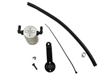 J&L 16-19 Honda Civic 1.5L Turbo (EX & Si) Passenger Side Oil Separator 3.0 - Clear Anodized