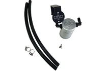 J&L 3.0 oil separator passenger side clear anodized (satin) for 2014-2017 Chevrolet SS 6.2L - 3083P-C