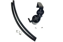 J&L 3.0 oil separator passenger side black anodized for 2014-2017 Chevrolet SS 6.2L - 3083P-B