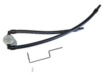 J&L 3.0 oil separator passenger side clear anodized (satin) for 2011-2019 Dodge Durango and Jeep Grand Cherokee 5.7L - 3066P-C