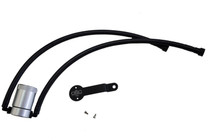 J&L 3.0 oil separator driver side clear anodized (satin) for 2014-2018 Chevrolet Silverado / GMC Sierra 1500 5.3L, 2015-2020 Tahoe, Suburban and Yukon 5.3L / 6.2L - 3085D-C