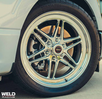 Weld Racing RT-S S81 HD Forged 20x7 / 6x5.5 BP / 4.5in. BS  Polished Center Drag Wheel (Low Pad) - 81LP0070E45A for your 1999-2026 Chevrolet Silverado / GMC Sierra 1500.