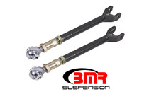 Shop in-stock special deals on BMR 2008-2023 Challenger Lower Trailing Arms w/ On-Car Adj. Rod Ends - Black Hammertone from DragRacingWheels.com. Military & First Responder Discounts Available.