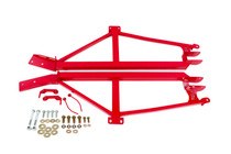 Shop in-stock special deals on BMR 1993-2002 GM F-Body (Camaro, Firebird, WS6) Non-Convertible Bolt-On 4-Point Subframe Connectors - Red from DragRacingWheels.com. Military & First Responder Discounts Available.