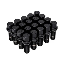 Vossen Lug Bolt - 14x1.5 - 30mm - 17mm Hex - Cone Seat - Black (Set of 20) product photo