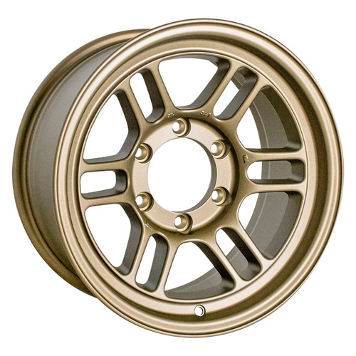 Enkei Racing RPT1 16x8 6x139.7 Bolt Pattern +0 Offset 108.5 Bore Titanium Gold Racing Wheel - 520-680-8400GG