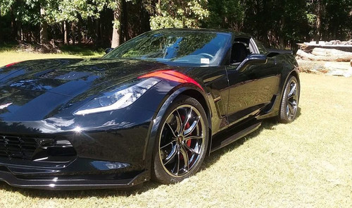 Forgeline F01 Black Ice Wheel 19x10 +35 5x120.65BC (C6 / C7 Z06 Z07 ZR1) - F011910512170335BC-S Corvette C7 Z06 / Z07 2015-2019, Corvette C7 Grand Sport 2014-2019, Corvette C6 Z06 2006-2013, Corvette C6 Grand Sport 2006-2013