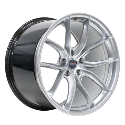 Forgeline F01 Liquid Silver Wheel 20x12 +50 5x130BC (Porsche 997 / 991 - Turbo - Rears) - F012012513071550HS-D