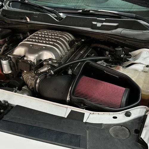 JLT Cold Air Intake - 2021-2023 Dodge Charger Hellcat / 2019-2023 Dodge Challenger Hellcat - Cotton Cleanable Filter - CAI-75-5170 Fits all Widebody, Redeye, Super Stock, and Jailbreak models. 