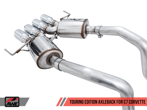 AWE Tuning 2014-2019 Chevrolet Corvette 6.2L C7 Z51 | Z06 | ZR1 (w/o AFM) Touring Edition Axle-Back Exhaust w/Chrome Tips