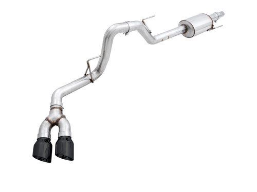 AWE Tuning 2015-2020 Ford F-150 2.7L | 3.5L | 5.0L 0FG Single Exit Performance Exhaust System w/4.5in Diamond Black Tips