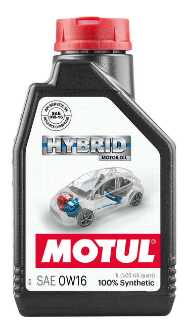 Motul 1L OEM Synthetic Engine Oil Hybrid 0W16 API SN - 1 Liter - Case of 12