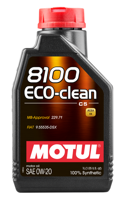 Motul 1L 8100 Eco-Clean 0W20 - Case of 12