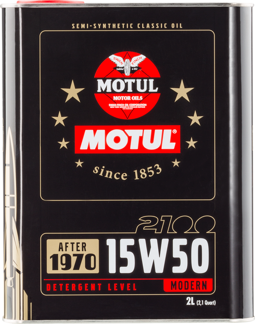 Motul 15W50 Classic 2100 Oil - 10x2L - Case of 10
