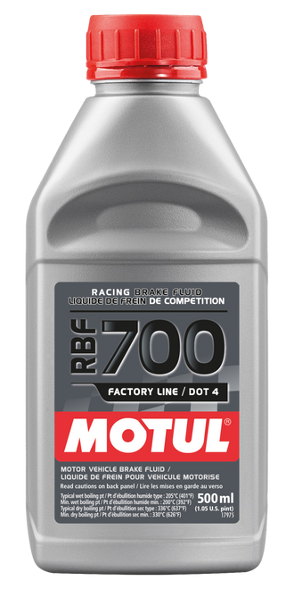 Motul 1/2L Brake Fluid RBF 700 - Racing DOT 4