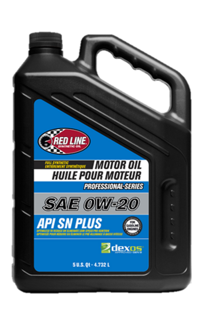 Red Line Pro-Series DEX1G2 SN+ 0W20 Motor Oil - 5 Quarts - Single