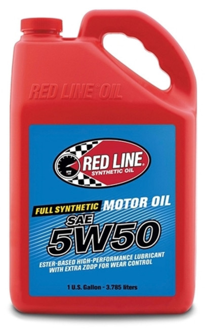 Red Line 5W50 Motor Oil - Gallon - Case of 4