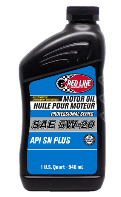 Red Line Pro-Series API SN+ 5W20 Motor Oil - Quart - Case of 12