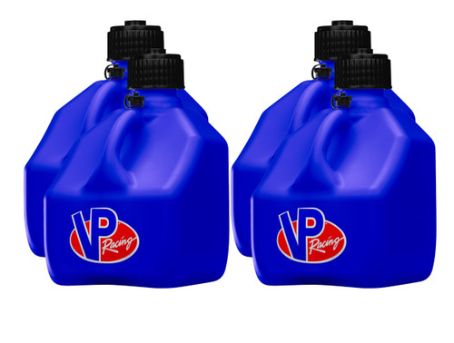 VP Racing Motorsports Jug 3 Gallon Blue Square (Case of 4) - 4182-CA-CASE