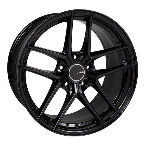 Enkei TY5 19x9.5 5x114.3 35mm Offset 72.6mm Bore Black Racing Wheel - 498-995-6535BK
