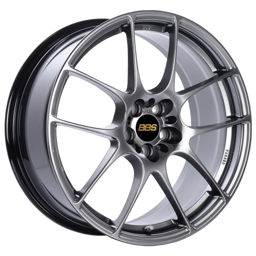 BBS RF 18x8 5x120 ET48 Diamond Black Wheel -82mm PFS/Clip Required - RF517DBK