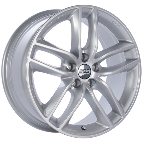 BBS SX 17x7.5 5x112 ET35 Sport Silver Wheel -82mm PFS/Clip Required - SX0302SK