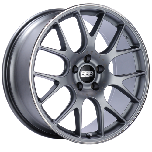 BBS CH-R 20x9 5x120 ET29 Satin Titanium Polished Rim Protector Wheel -82mm PFS/Clip Required - CH113TIPO