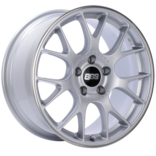 BBS CH-R 18x8 5x120 ET40 Brilliant Silver Polished Rim Protector Wheel -82mm PFS/Clip Required - CH132SPO