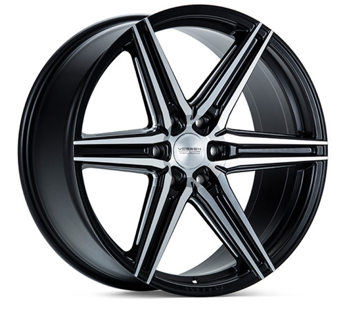 Vossen HF6-2 24x10 / 6x139.7 / ET25 / Deep Face / 106.1 - Brushed Matte Black Wheel - HF62-4G41