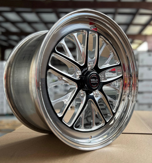 Weld Racing RT-S S82 Drag Wheel 17x10 Black 5x5 | 7.2 Backspace - 82HB7100C72A for Jeep SRT8 2006-2010, Jeep Grand Cherokee SRT 2012-2021, Jeep Trackhawk SRT 2018-2021, Durango Hellcat 2021-2025 , Durango SRT 6.4L 2018-2024