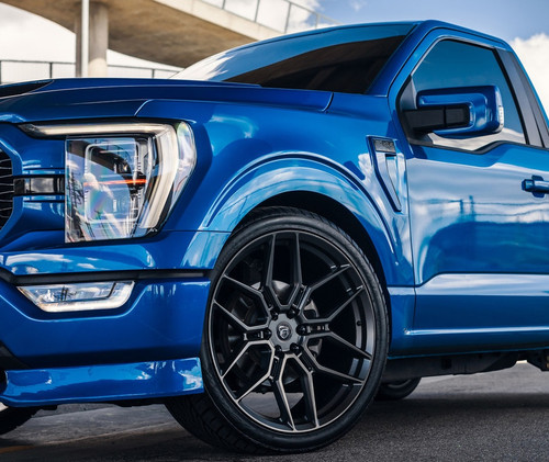 Forgestar X12 Satin Anthracite Wheel 24x10 | 6x135BC | +30 Offset | 6.7 Backspacing - F03440089P30 for F-150, Navigator, Expedition (2004-2025)
