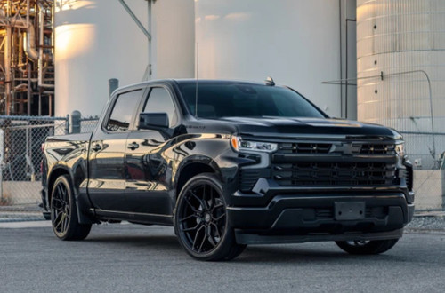 Forgestar X12 Gloss Black Wheel 24x10 | 6x139.7BC | +30 Offset | 6.7 Backspacing - F03140084P30 for Chevrolet Silverado 1500 2019-2026, GMC Sierra 1500 2019-2026, Cadillac Escalade 2019-2026, GMC Yukon 2019-2026, Chevrolet Tahoe 2019-2026, Chevrolet Suburban 2019-2026, Ram 1500 / Rebel 2019-2026, Ram TRX 2021-2026