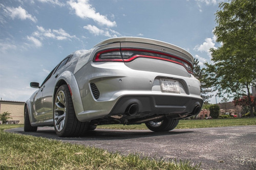 CORSA Xtreme Valved / 2.75" Cat-Back Exhaust | 2015-2023 Dodge Charger Hellcat 6.2L SRT | Redeye | SCAT 392 6.4L with Single 4.5in Polished Tips - 21072 CORSA Xtreme Valved / 2.75" Cat-Back Exhaust | 2015-2023 Dodge Charger Hellcat 6.2L SRT | Redeye | SCAT 392 6.4L with Single 4.5in Polished Tips - 21072