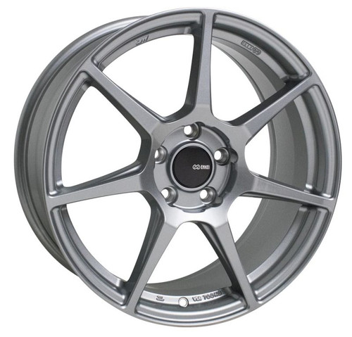 Enkei TFR 18x8.5 5x114.3 38mm Offset 72.6 Bore Diameter Storm Gray Racing Wheel - 516-885-6538GR