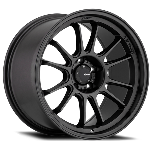 Konig Hypergram 17x8 5x100 ET40 Matte Black Racing Wheel - HG87510405