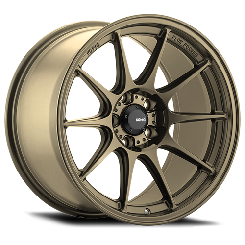 Konig Dekagram 18x8.5 5x114.3 ET45 Gloss Bronze Racing Wheel - DK88514458