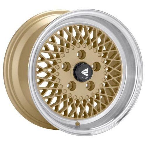 Enkei92 Classic Line 15x8 25mm Offset 4x100 Bolt Pattern Gold Racing Wheel - 465-580-4925GG