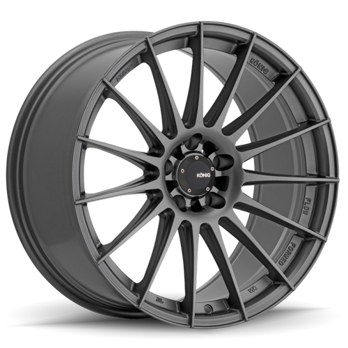 Konig Rennform 17x8 5x112 ET45 Matte Grey Racing Wheel - RF8751245G