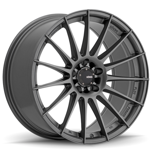 Konig Rennform 18x8 5x108 ET40 Matte Grey Racing Wheel - RF8850840G