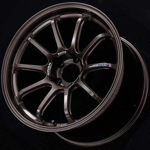 Advan RS-DF Progressive 18x12.0 +25 5x114.3 Dark Bronze Metallic Racing Wheel - YAS8O25EDA