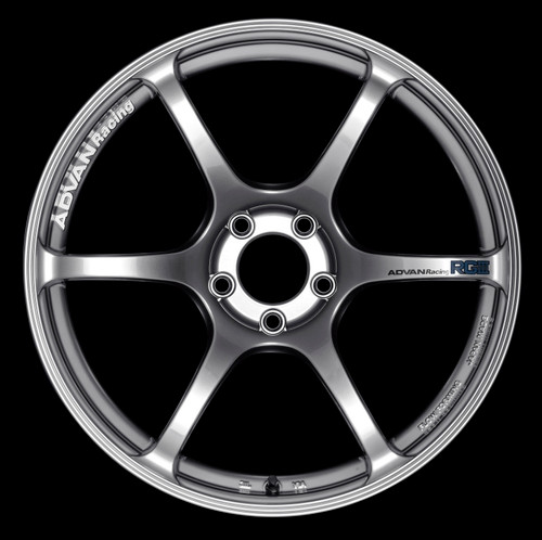 Advan RGIII 18x10.5 +15 5x114.3 Racing Hyper Black Racing Wheel - YAR8L15EHB