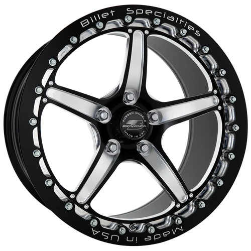 Billet Specialties Street Lite 17x10 | 6.5in BS Single BeadLock Wheel | Narrow Hellcat / R/T / SCAT Pack - BDPS3710BZ9065 Challenger 2009-2023, Charger 2006-2010, Charger 2012-2023, Chrysler 300 2012-2023, Magnum 2005-2009, Hellcat Narrowbody 2015-2023