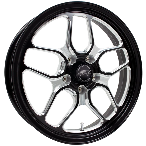Billet Specialties Win Lite 18x5 | 5x115 BC | 2.125in BS Black Drag Wheel | Pre-2021 6 Piston Brembo Fitment - RSFB22850Z9021