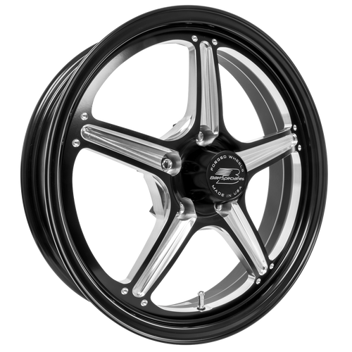 Billet Specialties Street Lite 18x5 | 5x115 BC | 2.125in BS Black Drag Wheel RSFB23850Z9021