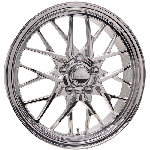Billet Specialties Redline 17x4.5 | 5x115 BC | 2.00in BS Polished Drag Wheel Demon 170 / Superstock / 1320 Challenger - 4 Piston Brembo Fitment - RSF077459020N for Challenger 2009-2023, Charger 2006-2010, Charger 2012-2023, Chrysler 300 2012-2023, Demon 2018-2019, Demon 170 2023, Challenger Super Stock 2020-2023