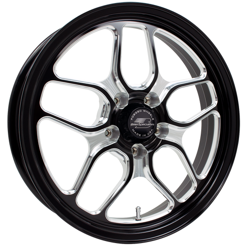 Billet Specialties Win Lite 18x5 | 5x4.5 BC | 2.5in BS Black Drag Wheel | S197 / S550 / S650 Mustang - RSFB22850X6525