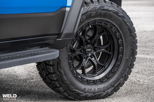 Weld Off-Road Ledge Six W108 20x9 / 6x139.7 BP / 5 in BS Satin Black Wheel