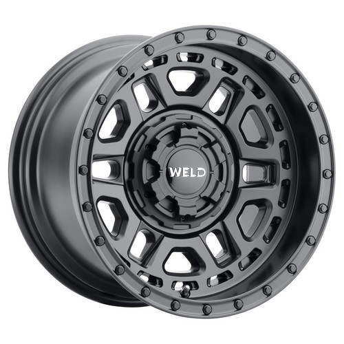 WELD Crux Satin Black Wheel | 17x9 | F-150 / Raptor (GEN1, GEN2, GEN3) | 6x135 BC | 0 Offset | 5.00 Backspacing - W11979098501 for 2010-2014 Ford Raptor SVT, 2017-2026 Raptor EcoBoost, 2023-2026 Ford Raptor R, 2009-2026 Ford F-150, 2010-2026 Ford Expedition
