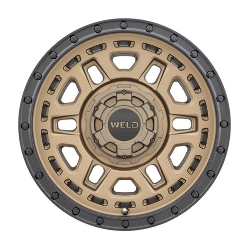WELD Crux Satin Bronze Wheel / Satin Black Lip | 17x9 | F